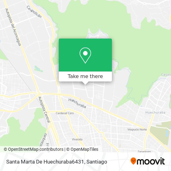 Santa Marta De Huechuraba6431 map