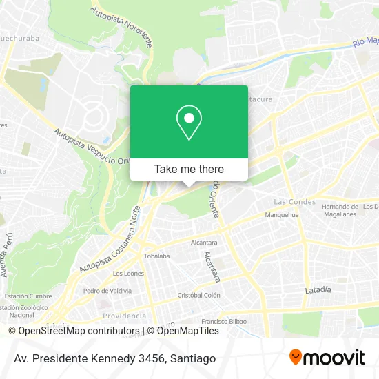 Mapa de Av. Presidente Kennedy 3456