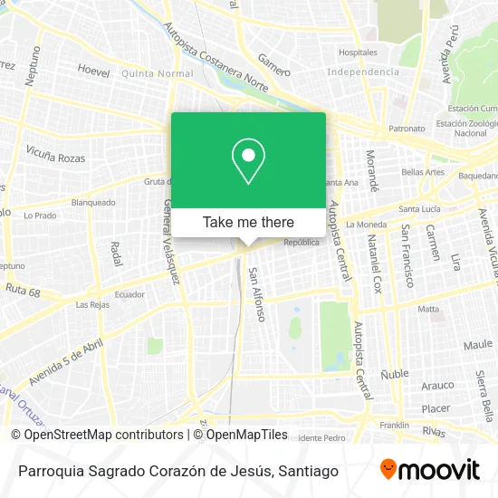 Parroquia Sagrado Corazón de Jesús map