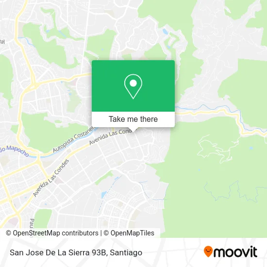 San Jose De La Sierra 93B map