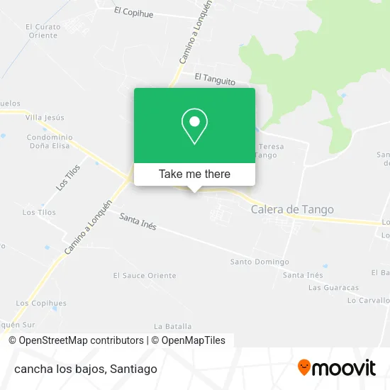 Mapa de cancha los bajos