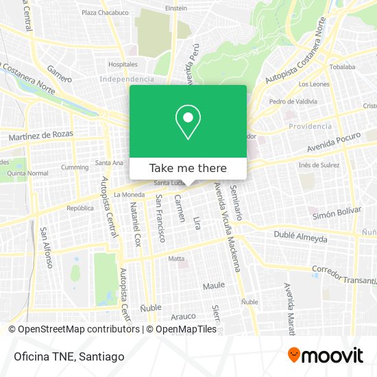 Mapa de Oficina TNE