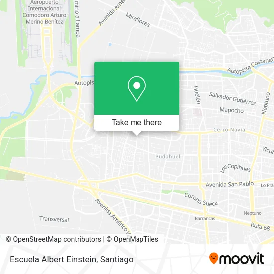 Escuela Albert Einstein map