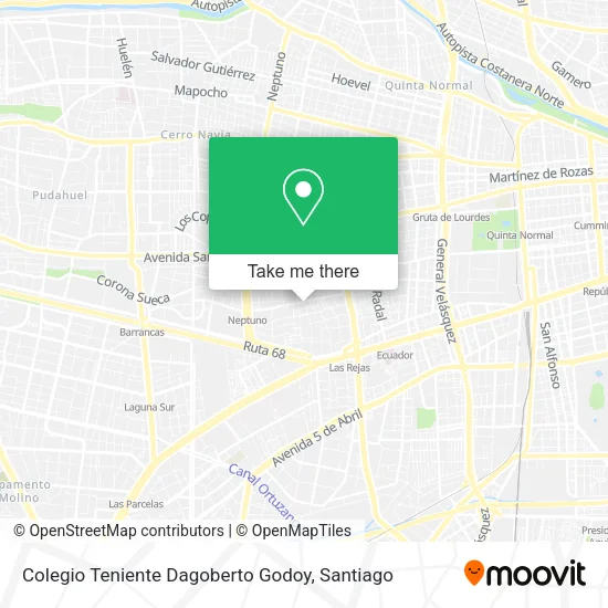 Colegio Teniente Dagoberto Godoy map