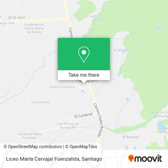Liceo María Carvajal Fuenzalida map