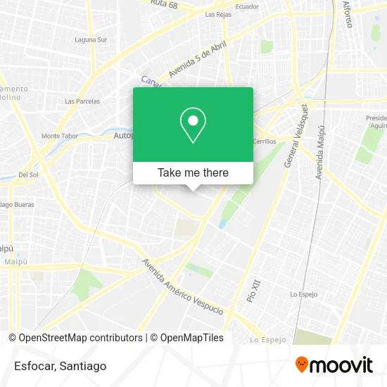 Esfocar map