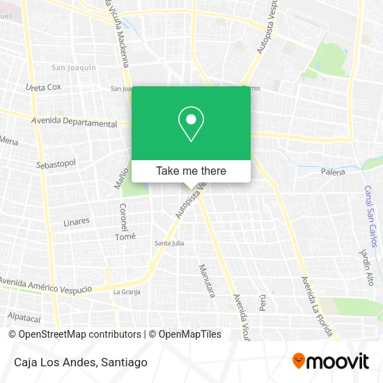 Caja Los Andes map