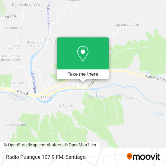Radio Puangue 107.9 FM map