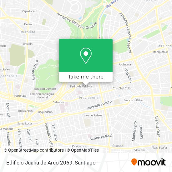 Edificio Juana de Arco 2069 map