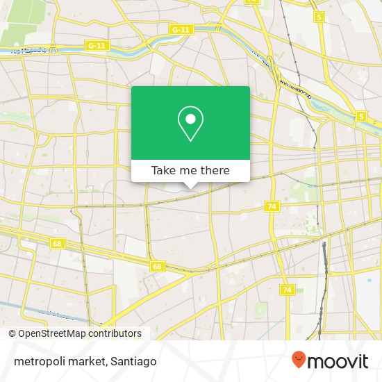 Mapa de metropoli market