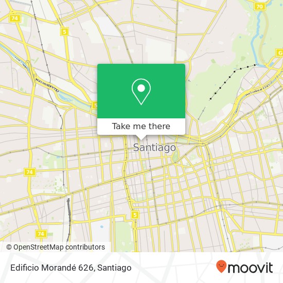 Edificio Morandé 626 map