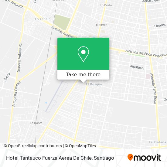 Hotel Tantauco Fuerza Aerea De Chile map