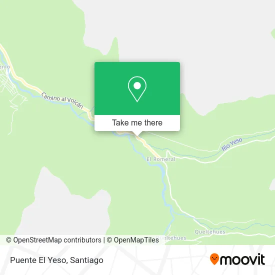 Puente El Yeso map