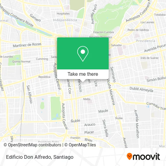 Edificio Don Alfredo map