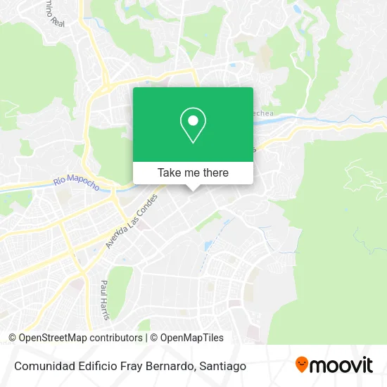 Comunidad Edificio Fray Bernardo map
