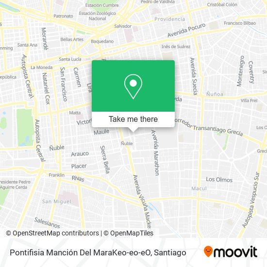 Pontifisia Manción Del MaraKeo-eo-eO map