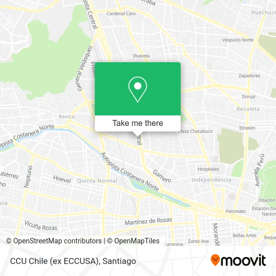 CCU Chile (ex ECCUSA) map