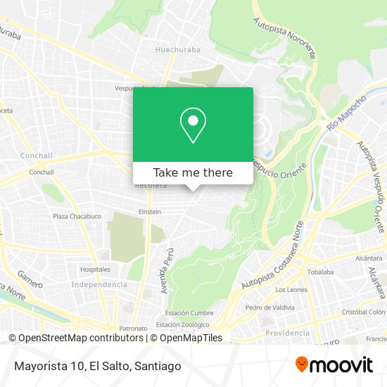 Mayorista 10, El Salto map