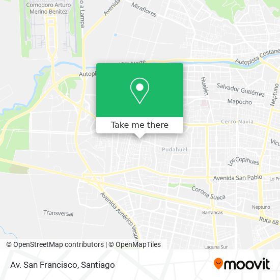 Av. San Francisco map