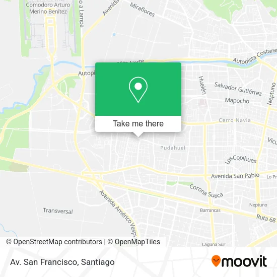 Av. San Francisco map
