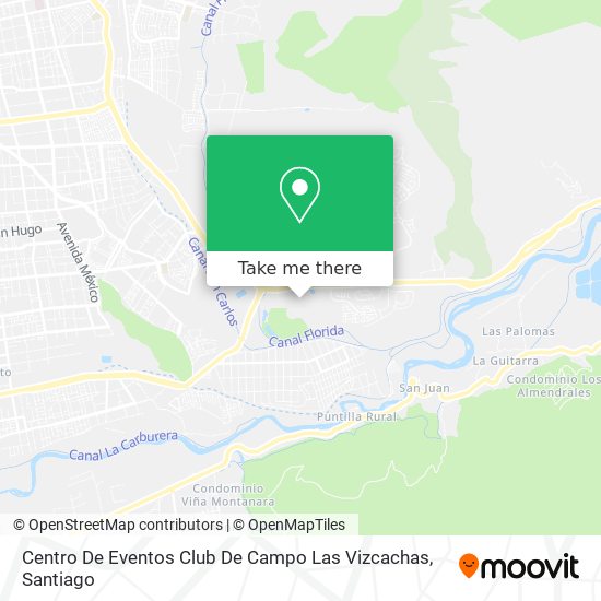 Centro De Eventos Club De Campo Las Vizcachas map