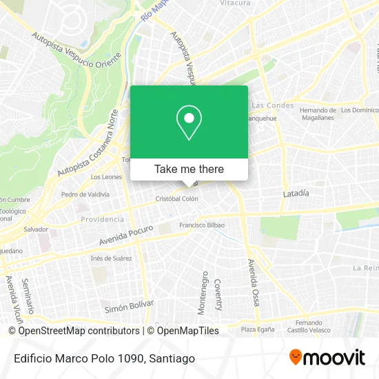 Edificio Marco Polo 1090 map
