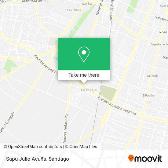 Sapu Julio Acuña map