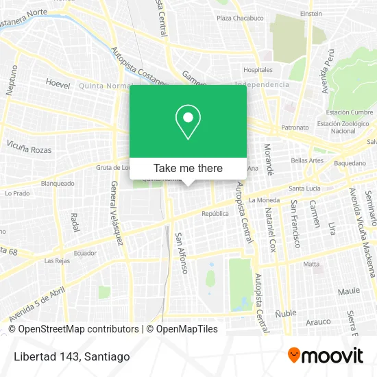 Libertad 143 map