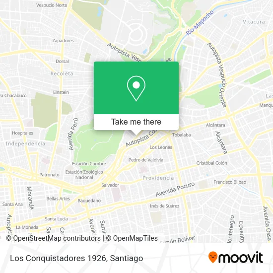 Los Conquistadores 1926 map