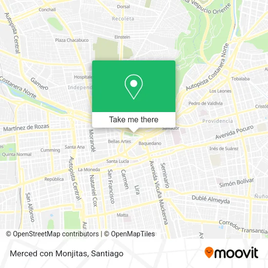 Merced con Monjitas map