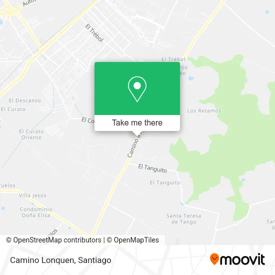 Camino Lonquen map