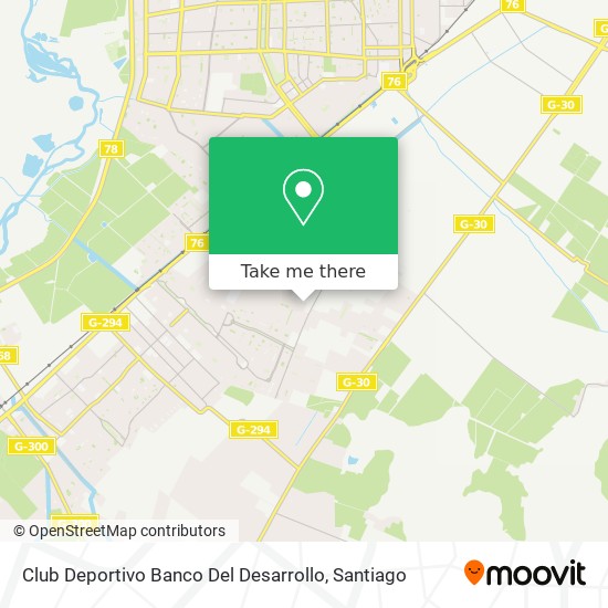 Club Deportivo Banco Del Desarrollo map