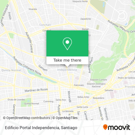 Edificio Portal Independencia map