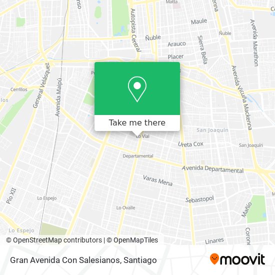 Gran Avenida Con Salesianos map