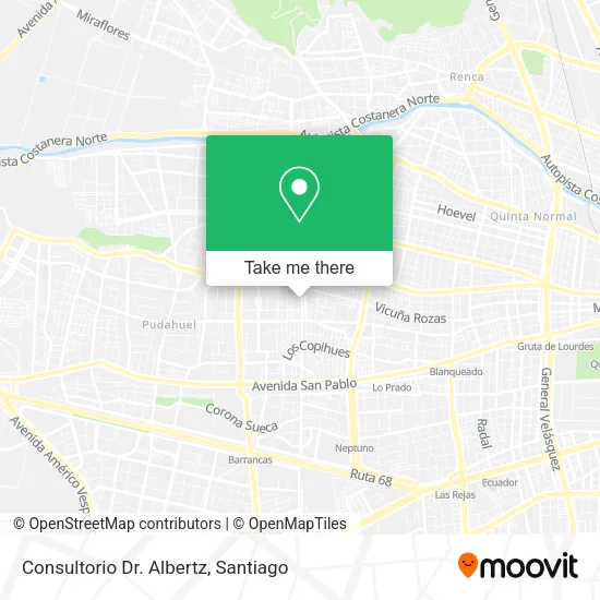 Consultorio Dr. Albertz map