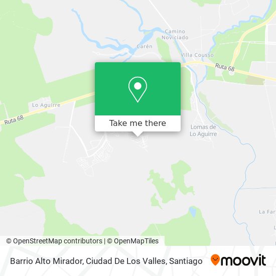 Barrio Alto Mirador, Ciudad De Los Valles map