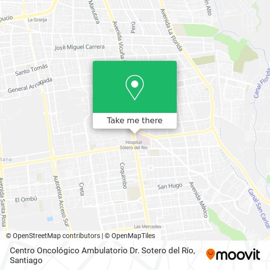 Centro Oncológico Ambulatorio Dr. Sotero del Río map
