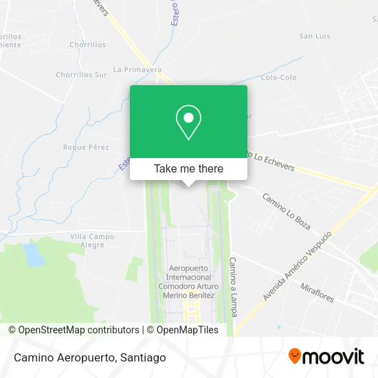 Mapa de Camino Aeropuerto