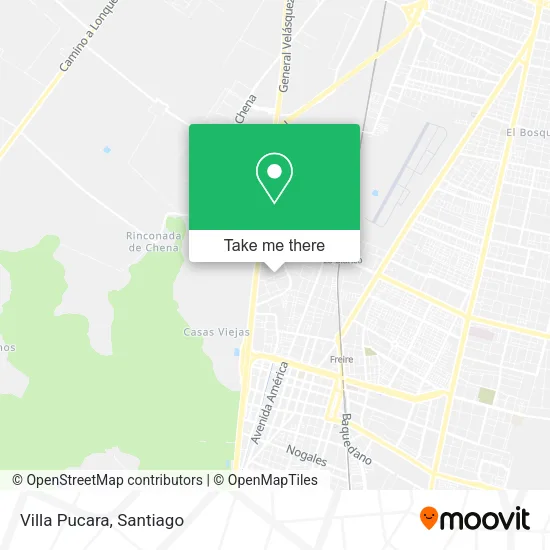 Villa Pucara map