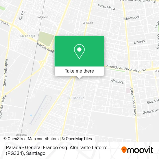 Parada - General Franco esq. Almirante Latorre (PG334) map