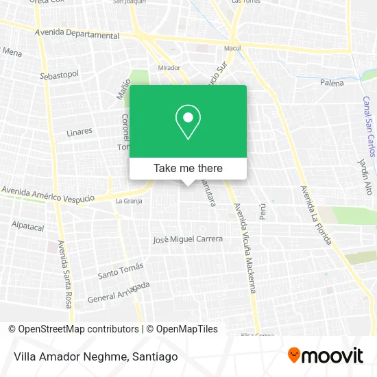 Villa Amador Neghme map