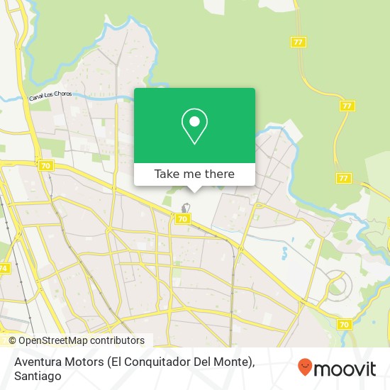 Aventura Motors (El Conquitador Del Monte) map