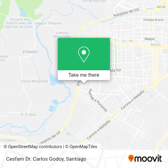 Cesfam Dr. Carlos Godoy map
