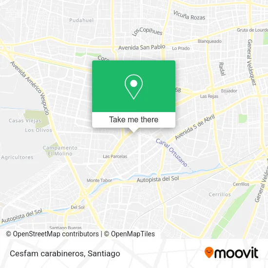 Cesfam carabineros map