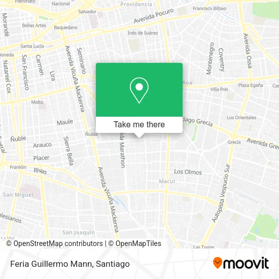 Feria Guillermo Mann map