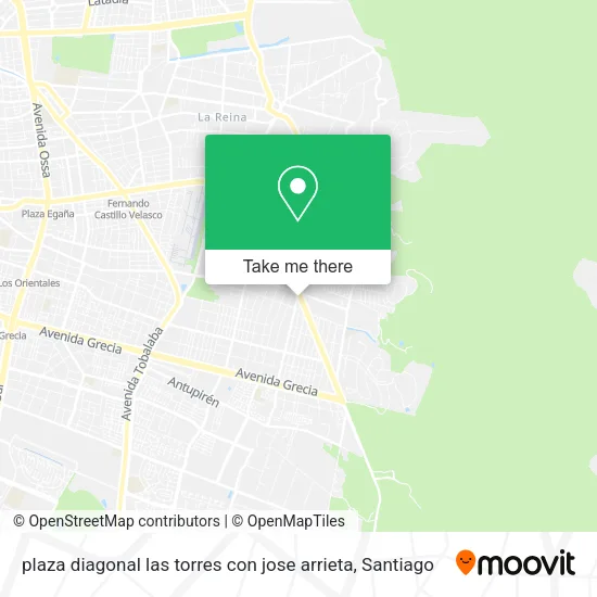 plaza diagonal las torres con jose arrieta map