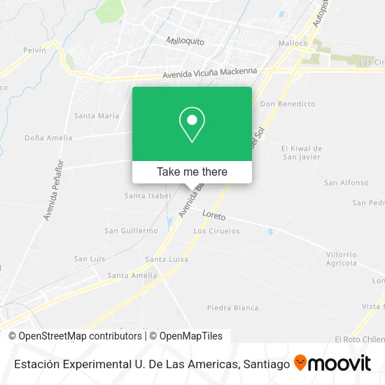 Estación Experimental U. De Las Americas map