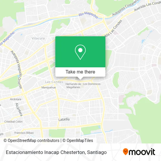 Estacionamiento Inacap Chesterton map