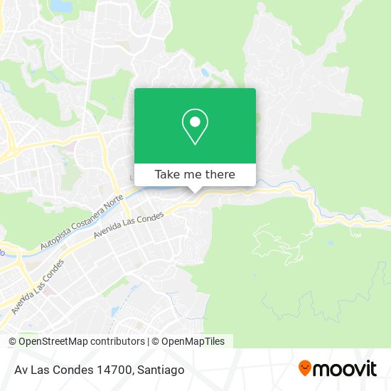 Av Las Condes 14700 map