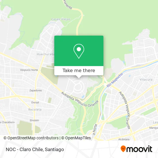 NOC - Claro Chile map